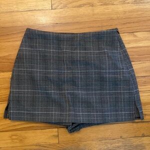 Plaid skort
